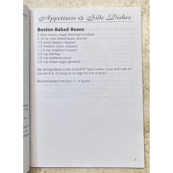 Crockpot Cookbook Slow Cooker Recipes Booklet 2008 Crock Pot - Picture 3 of 7